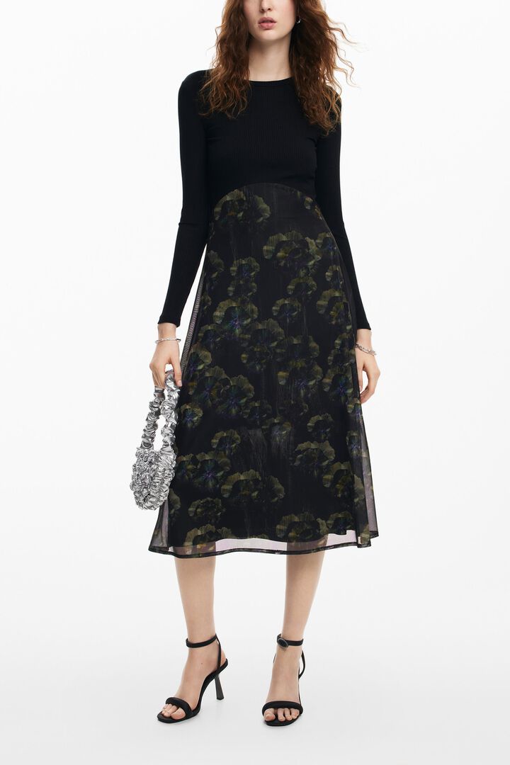 Robe midi florale M. Christian Lacroix | Desigual