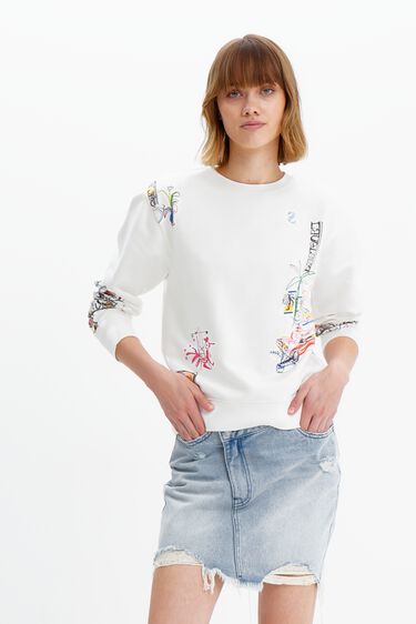 Sweat-shirt illustrations arty | Desigual