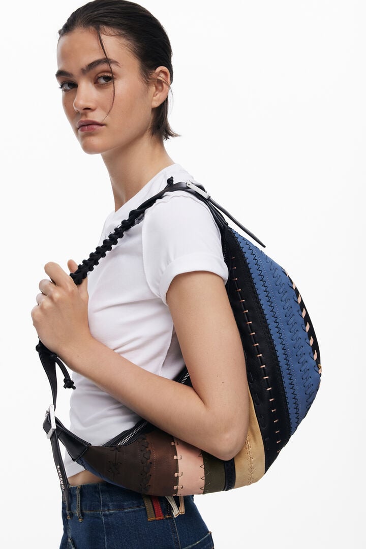 Medium patchwork crossbody bag | Desigual