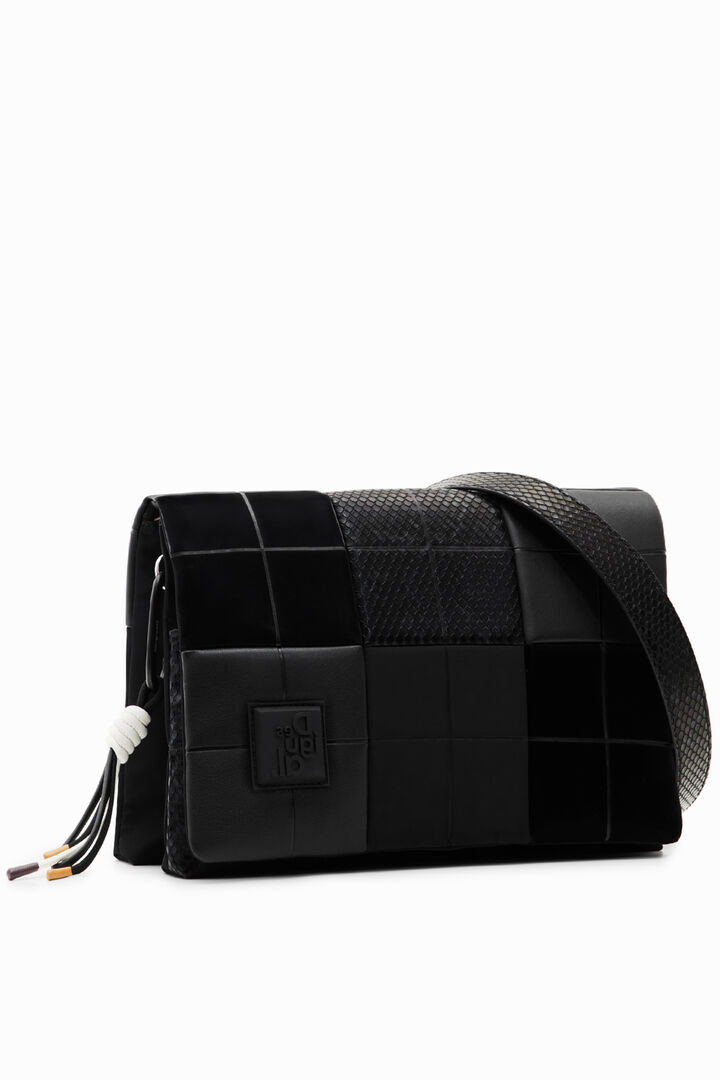 Midsize patchwork crossbody bag | Desigual