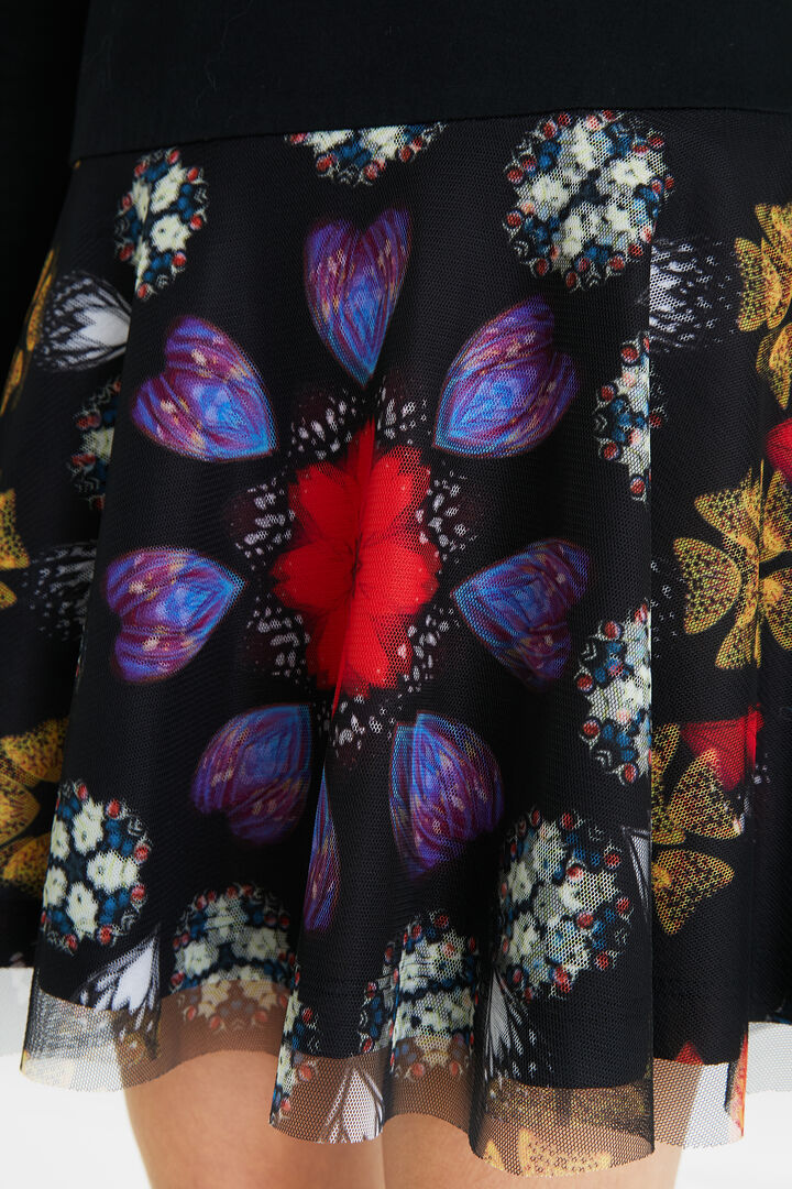 Cotton dress tulle skirt | Desigual