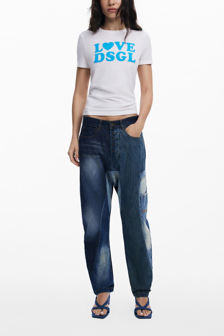 Jeans baggy patch