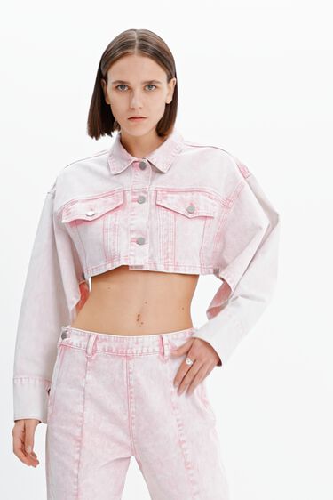 Cazadora vaquera cropped Maitrepierre | Desigual