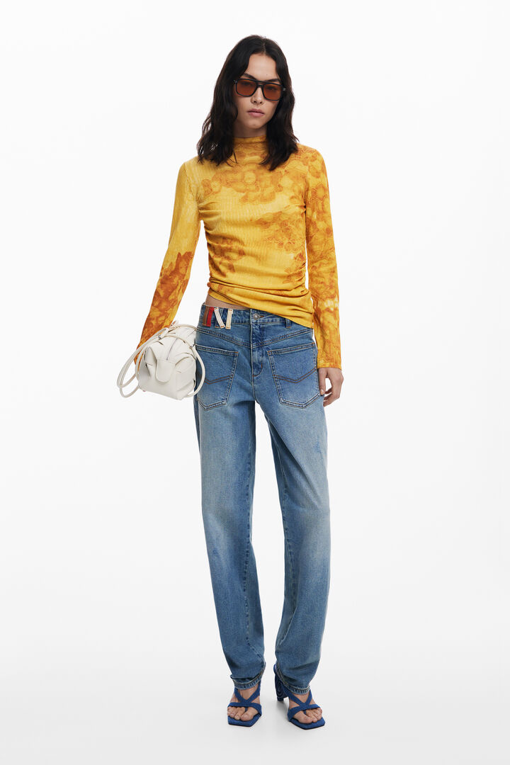 Long fine watercolor sweater | Desigual