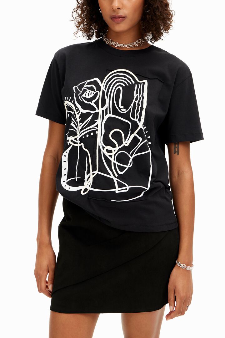 Camiseta arty ilustraci&oacute;n | Desigual