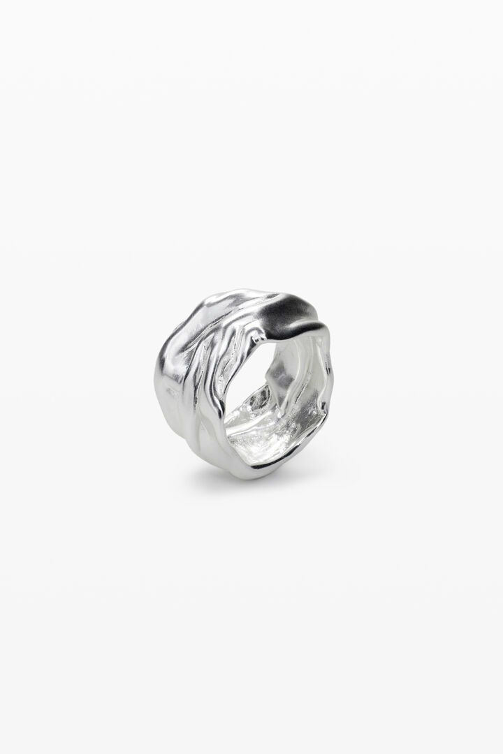 Wave ring gold-plated Zalio | Desigual