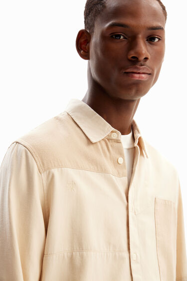 Camisa sarga patch | Desigual
