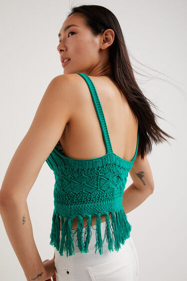 Crochet top | Desigual
