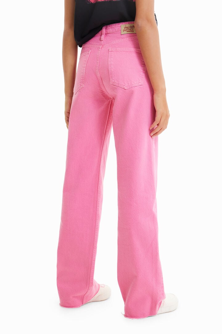 Wide-leg Pink Panther jeans | Desigual