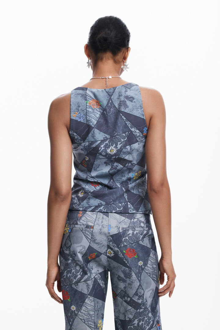 Camiseta patch tirantes | Desigual