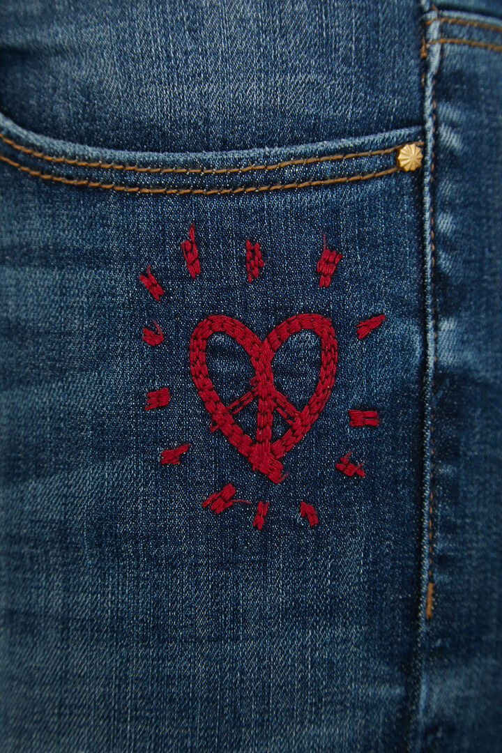 Skinny heart jeans | Desigual