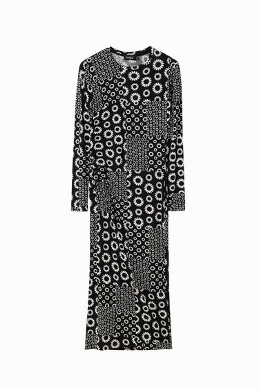 Sukienka midi slim patchwork | Desigual