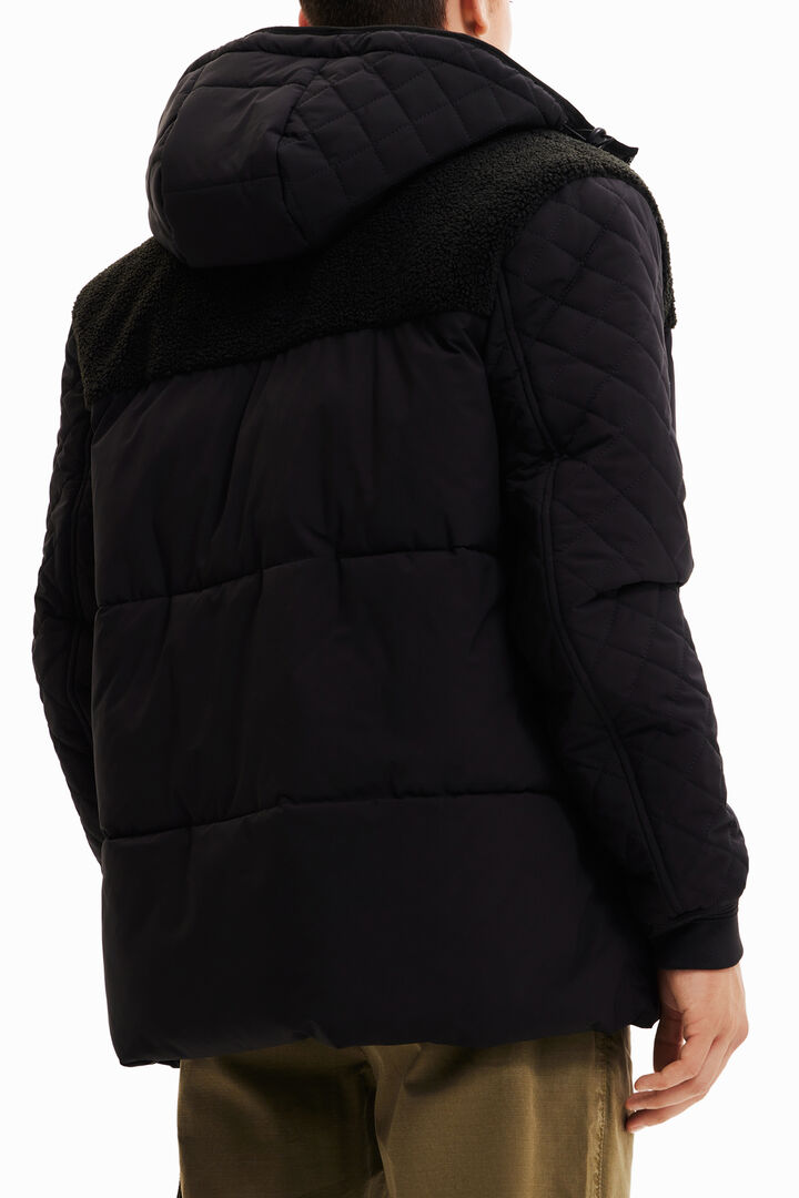 Chaqueta lisa capucha | Desigual