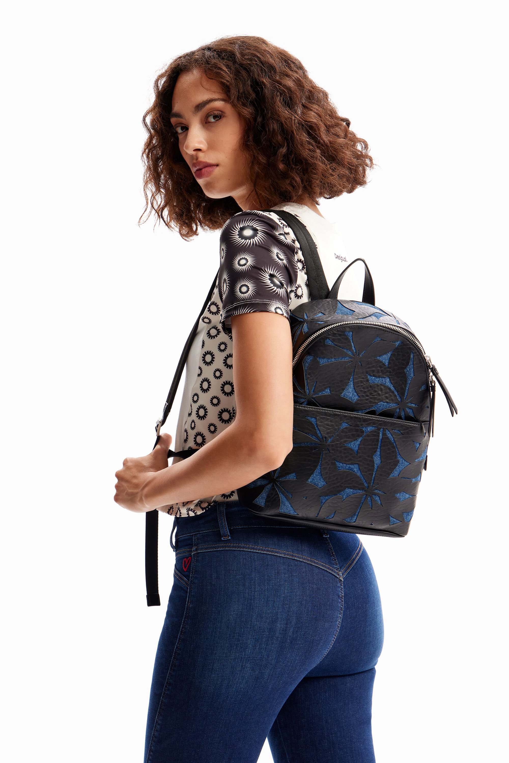 Small flower new arrivals backpack