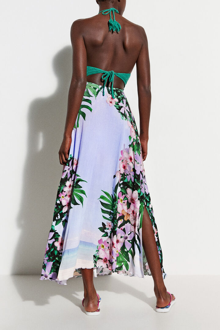 Vestido playero tropical | Desigual
