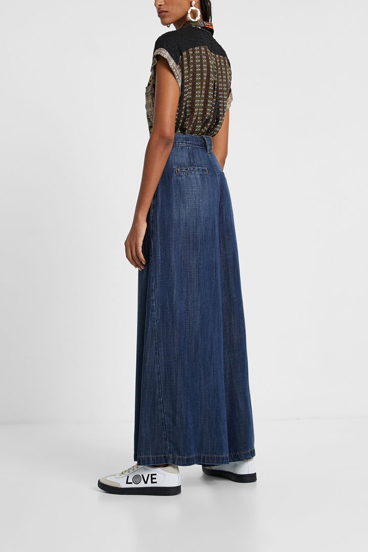 Pantalón vaquero wide leg Tencel™ | Desigual