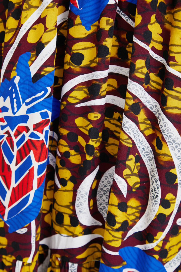 Abito lungo scollato Stella Jean | Desigual