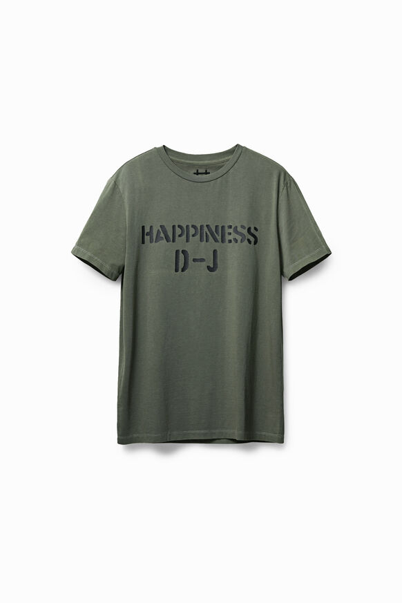 T-shirt met Happiness | Desigual