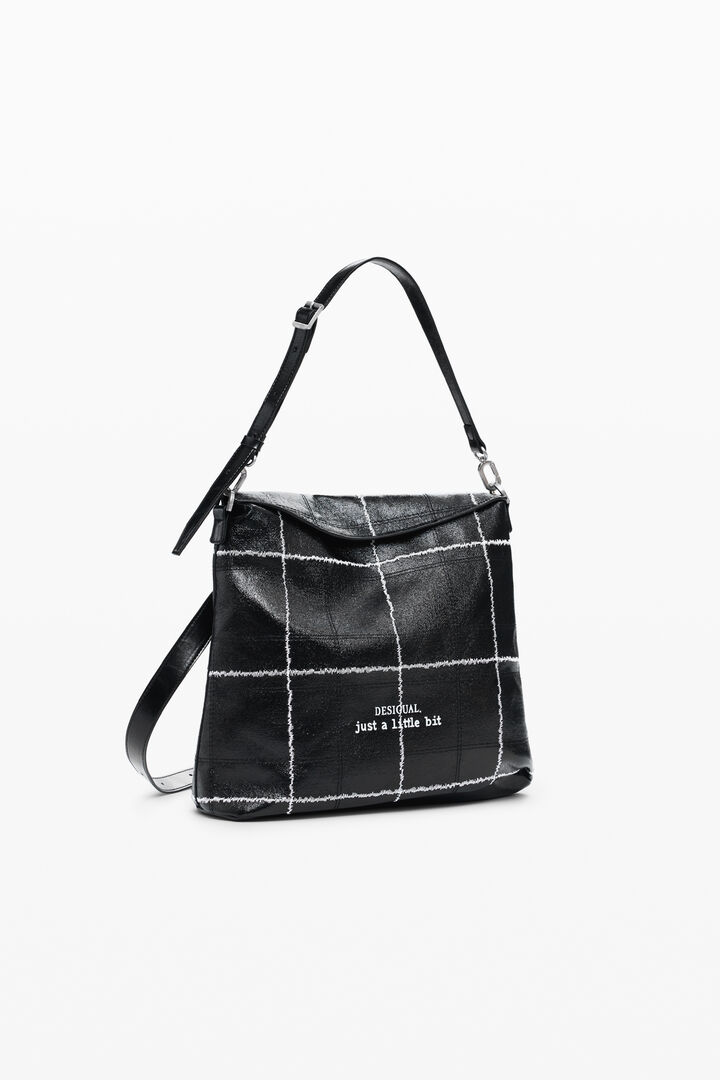 Zaino a quadri convertibile medio | Desigual