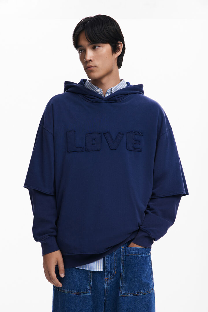 Double-sleeve sweatshirt