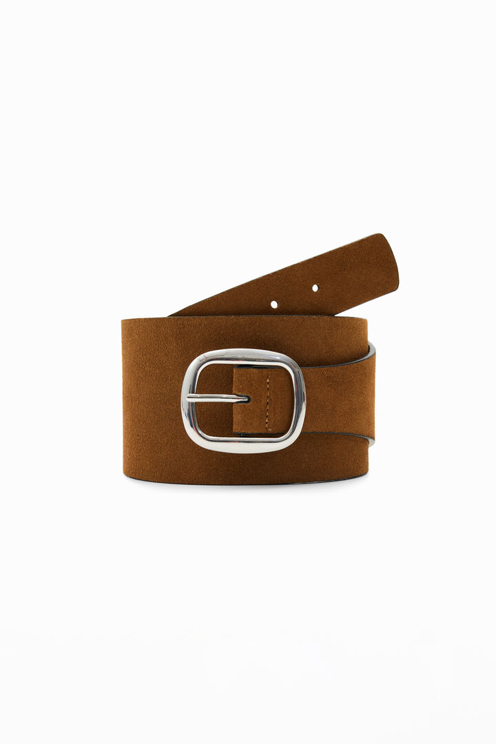 Split-leather belt
