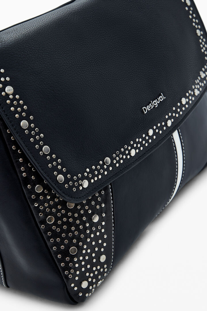 Bolso convertible tachuelas mediano | Desigual