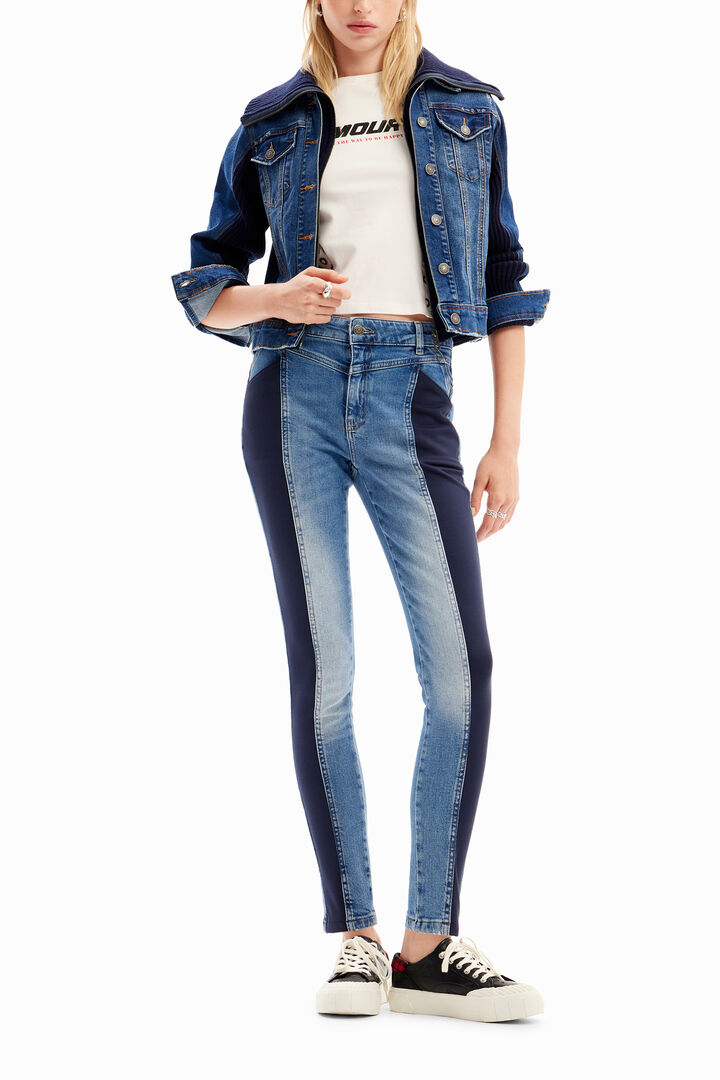 Vaqueros slim franja | Desigual