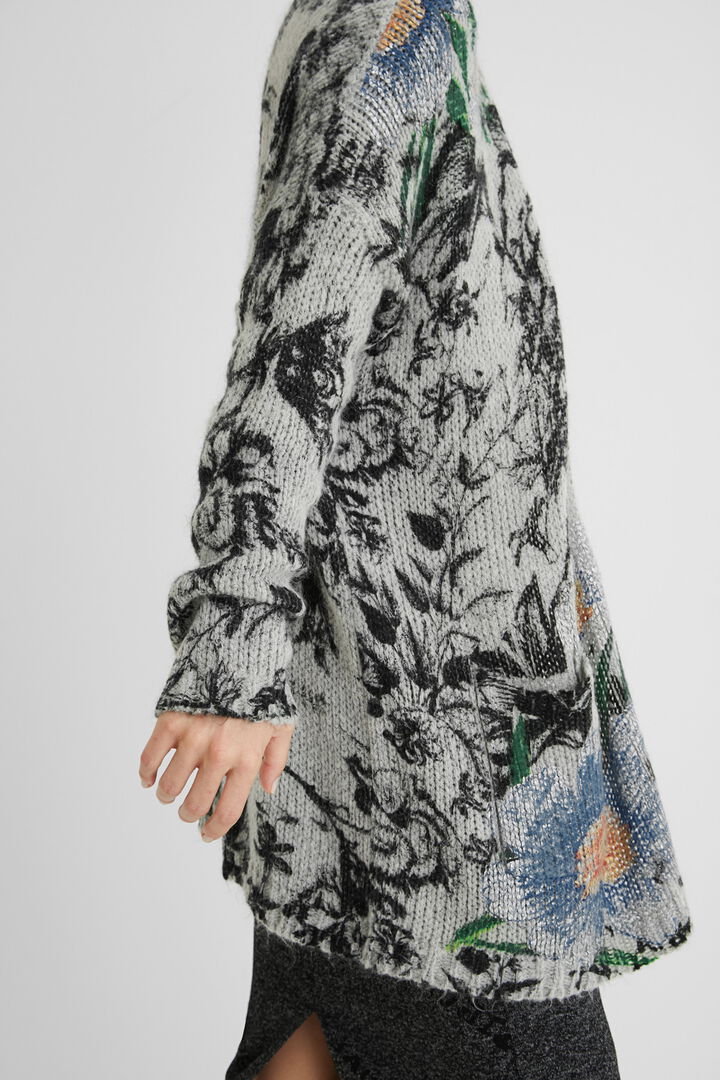 Oversize-Strickjacke | Desigual