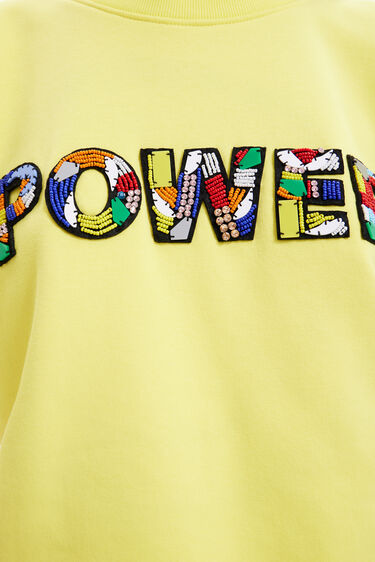 Dessuadora pegat "Power" | Desigual