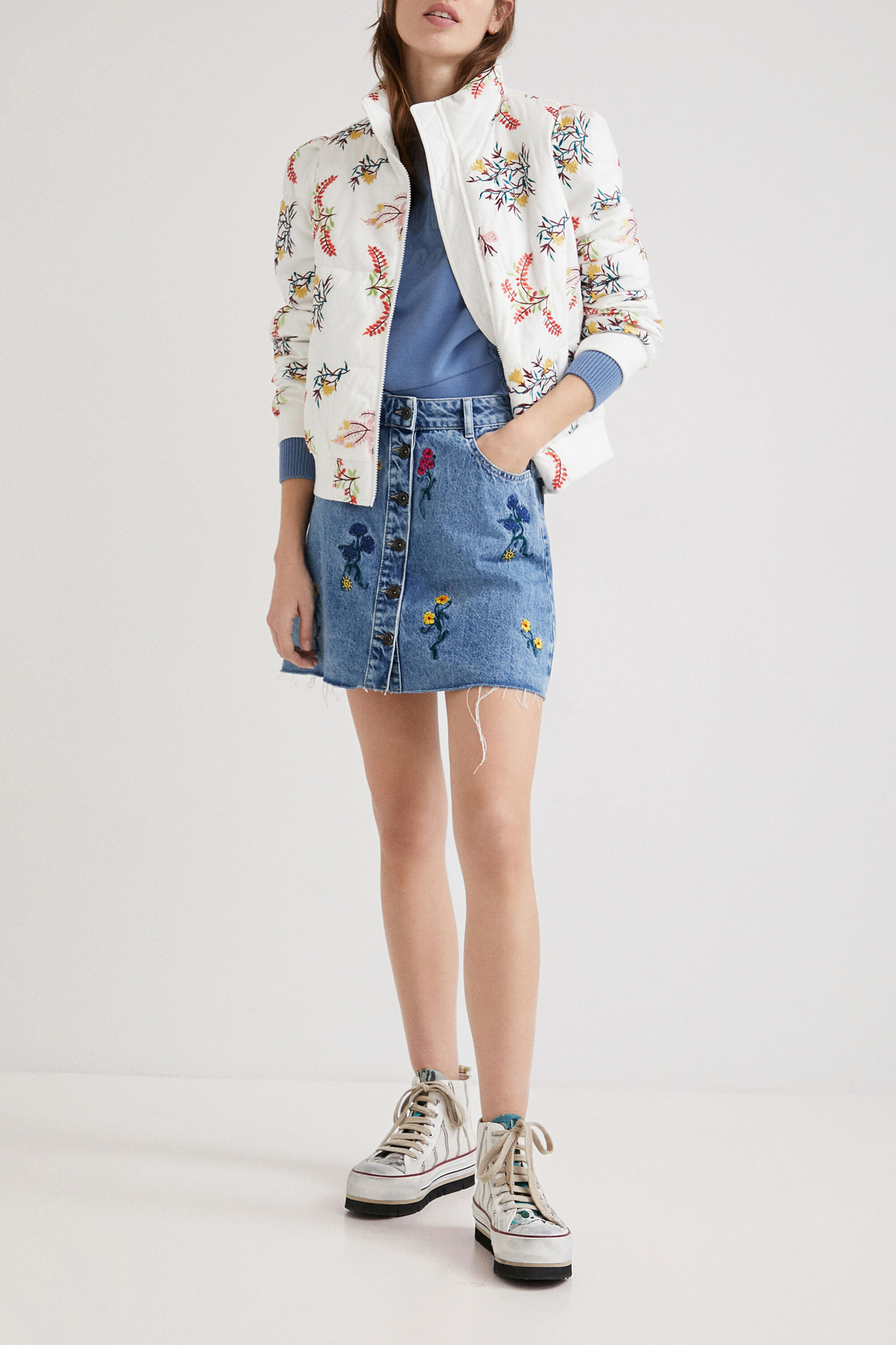 Desigual sale jupe jean