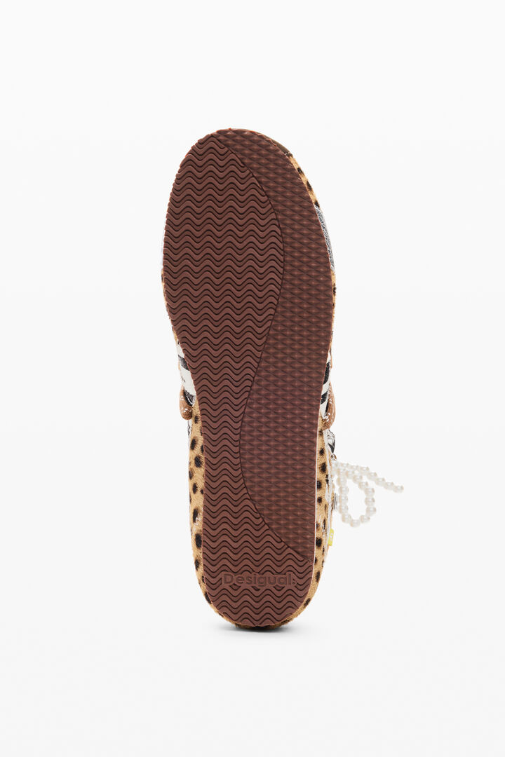 Animal Print Sneakers 100% Leather