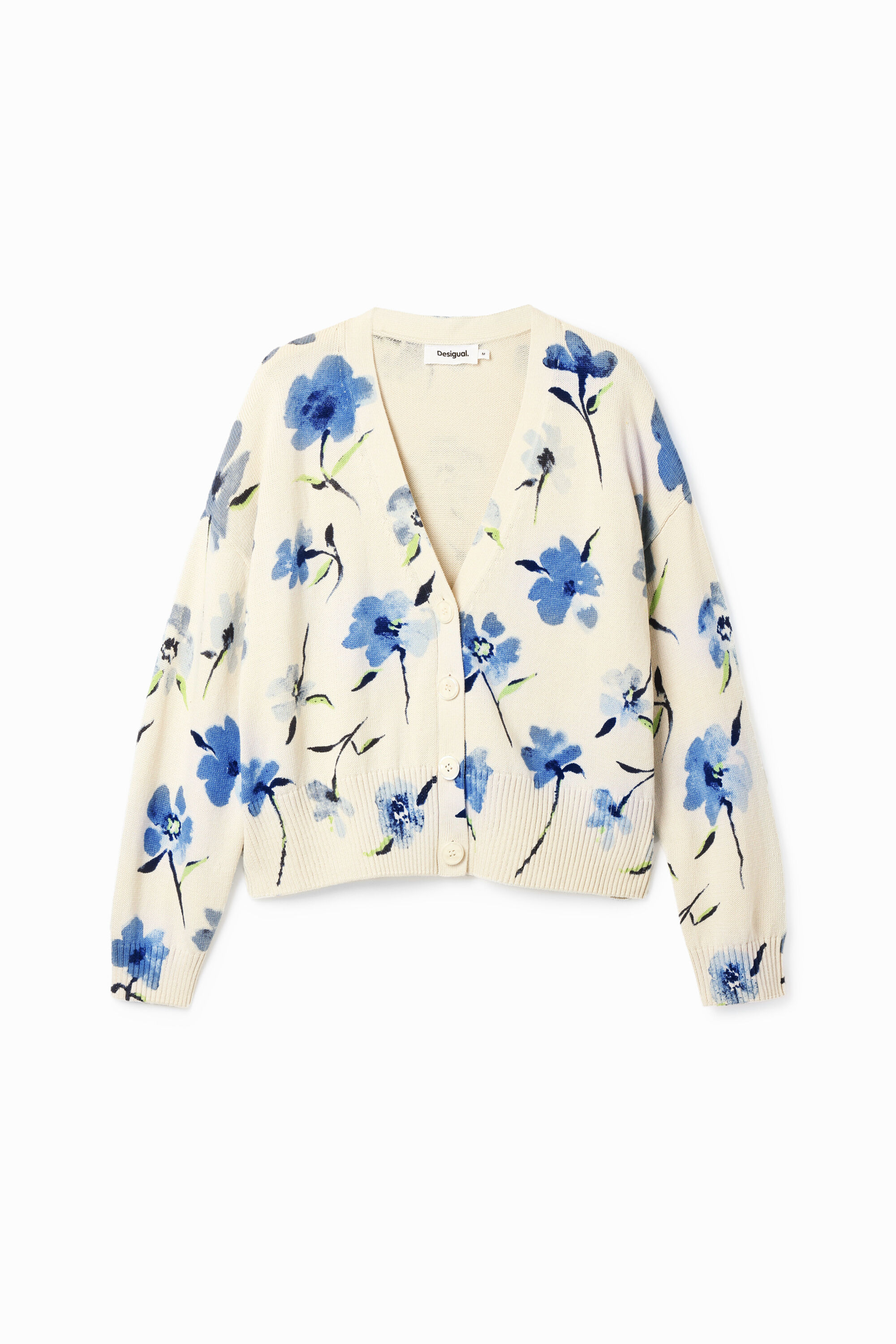 White clearance floral cardigan
