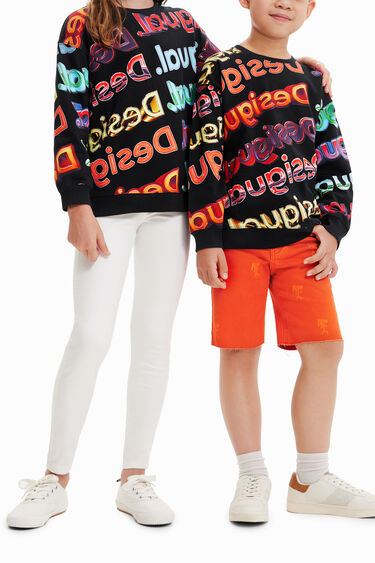 Sweatshirt logótipos 3D | Desigual
