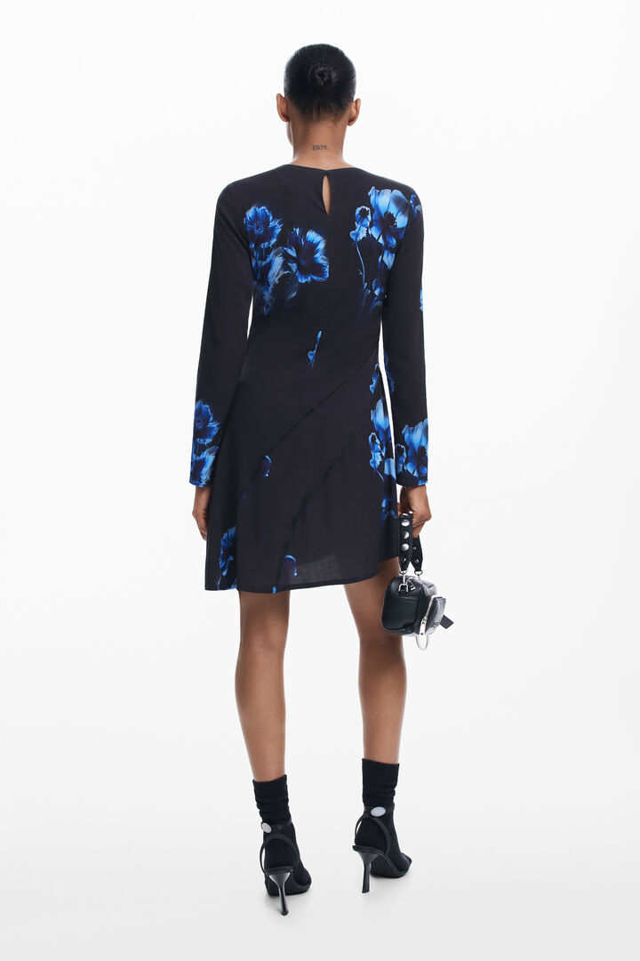 Asymmetrical cut dress | Desigual