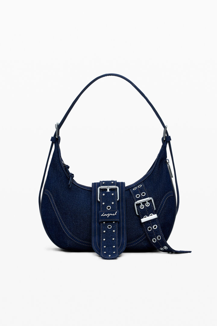 Bolso vaquero hebillas mediano