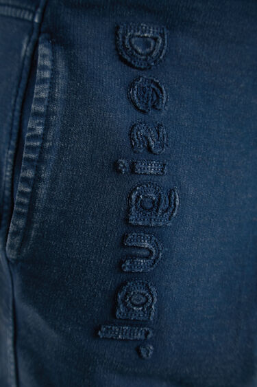 performance brush logo high waist drawstring joggers