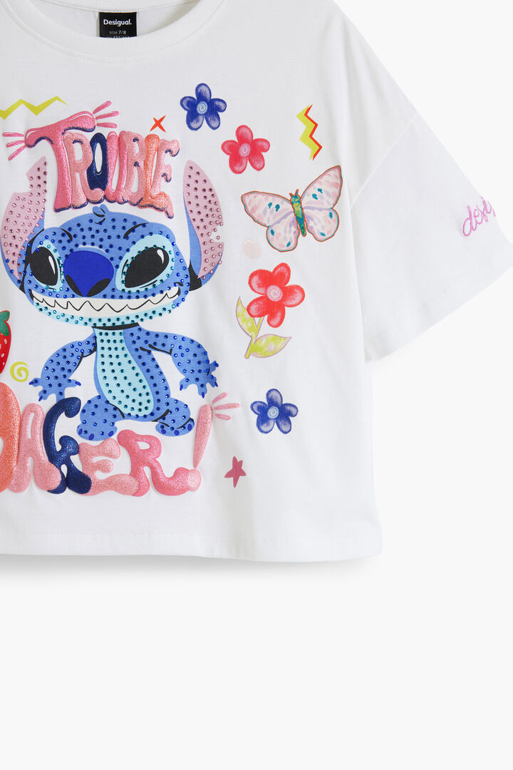 Camiseta cropped Stitch™ 3D | Desigual