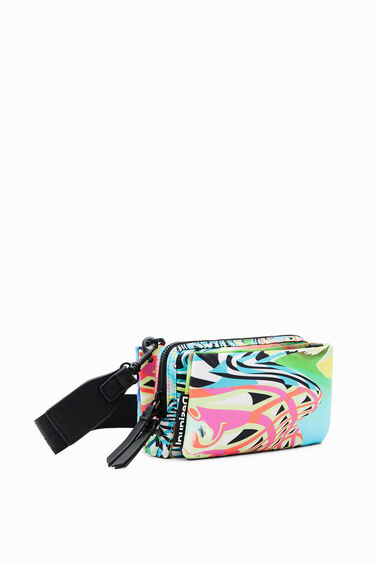 Small psychedelic crossbody bag | Desigual