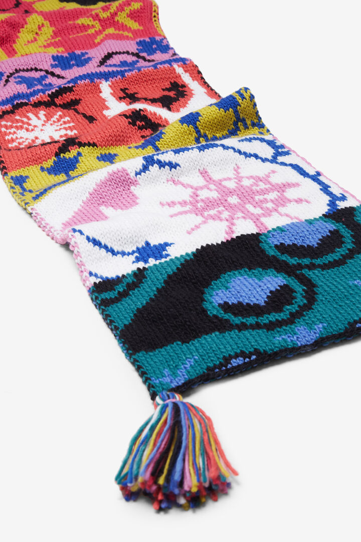 Tricot scarf tassels | Desigual