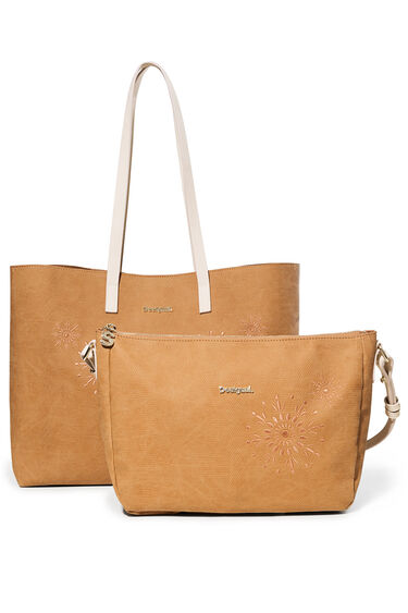 Brown 2-in-1 bag - Caliope Seattle | Desigual