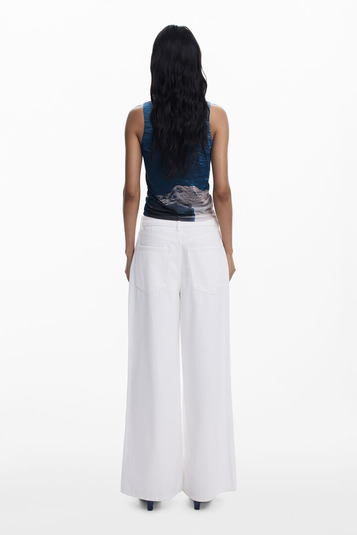 Camiseta sin mangas libro | Desigual