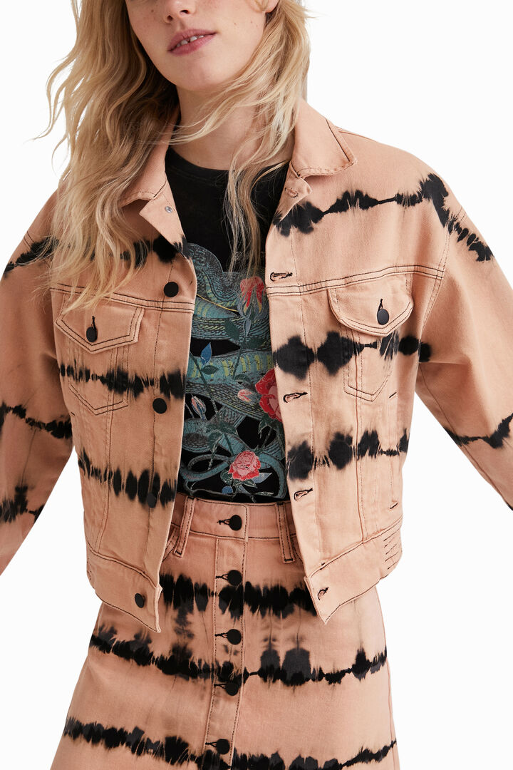Tie-dye denim jacket | Desigual