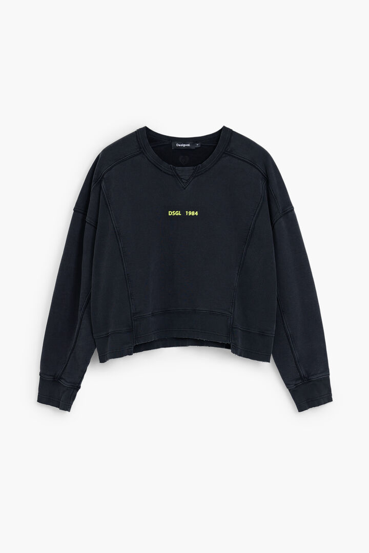 Washed effect sweatshirt