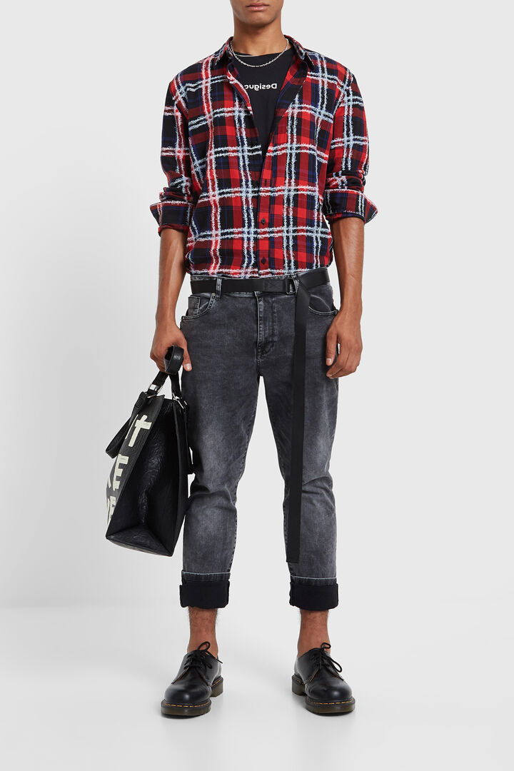 Langärmeliges Karohemd im Regular Fit | Desigual