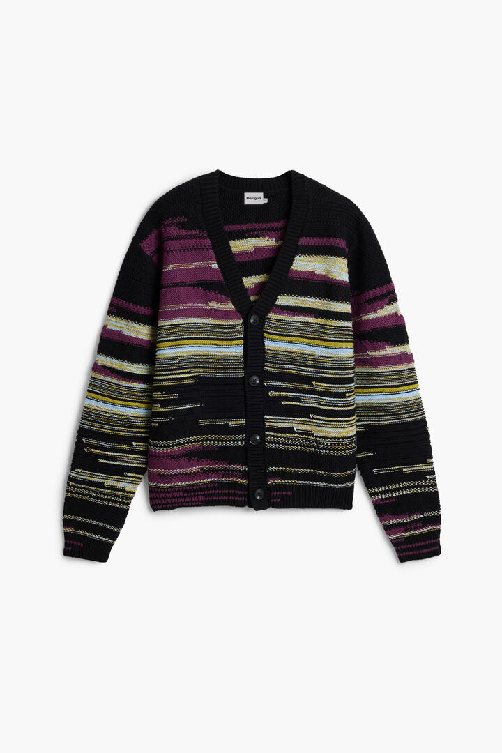 Striped cardigan sweater | Desigual
