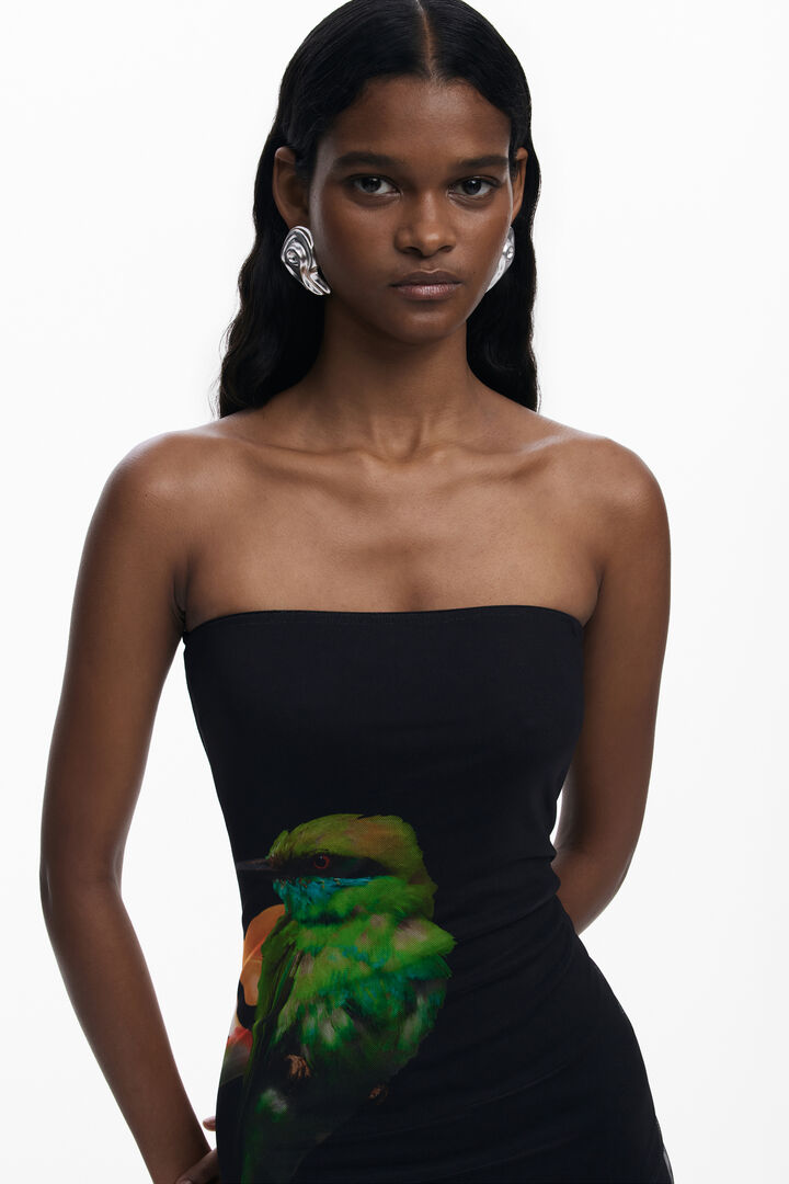 Strapless dress | Desigual