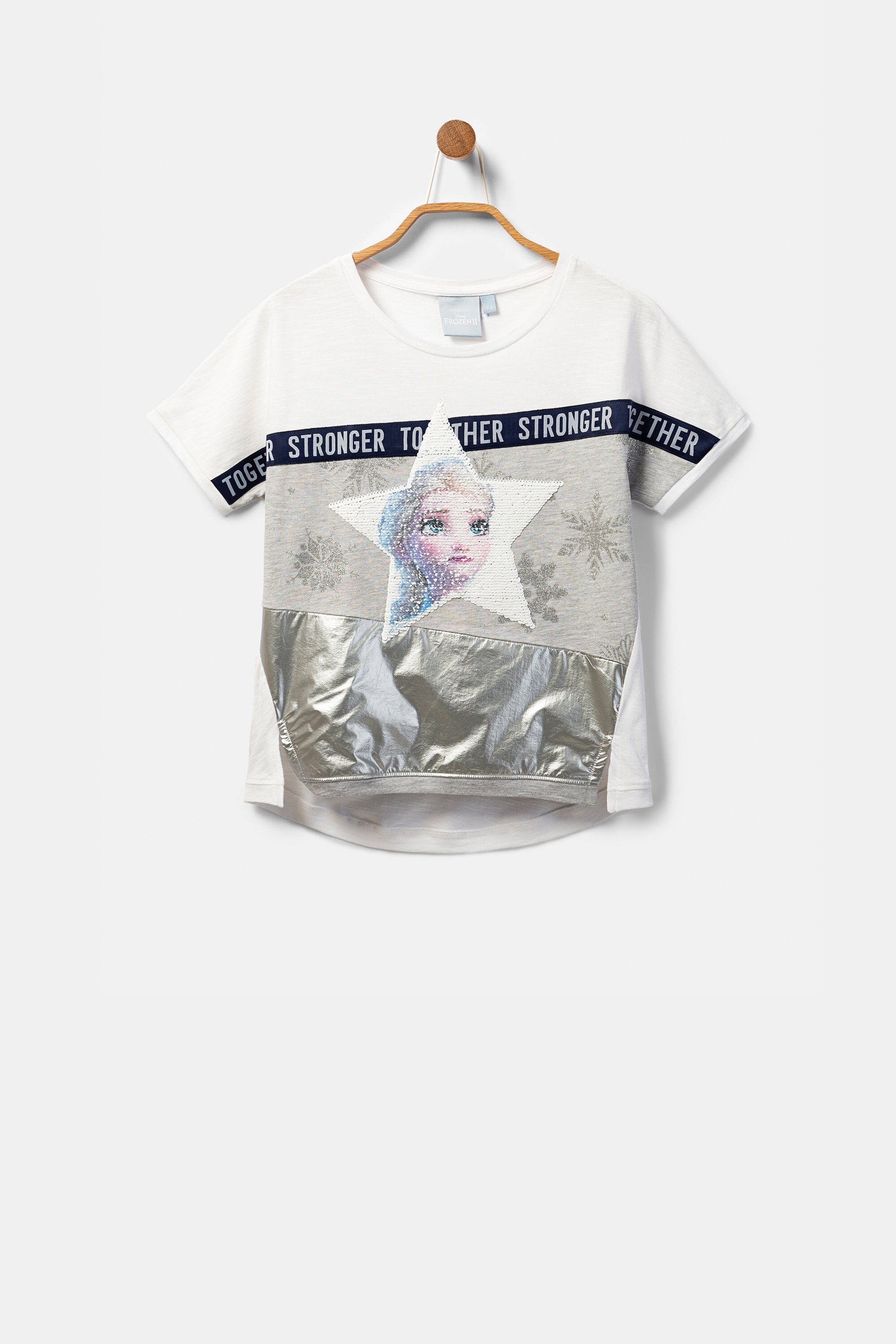 Maglietta paillettes reversibili Frozen II Desigual