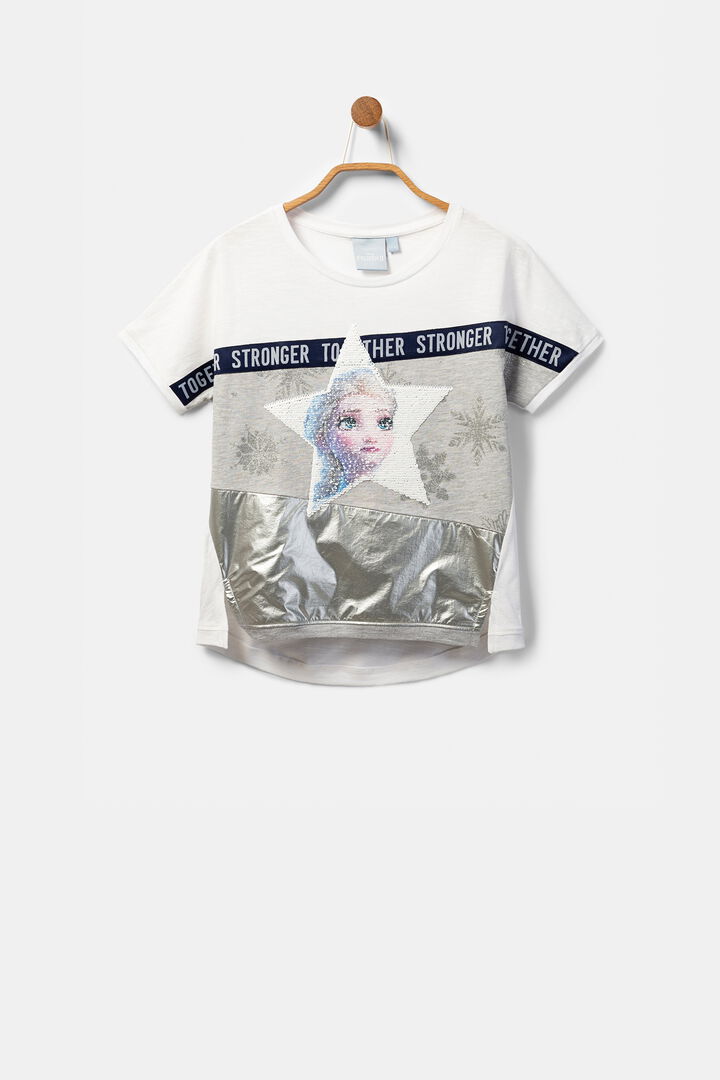 Maglietta paillettes reversibili Frozen II | Desigual