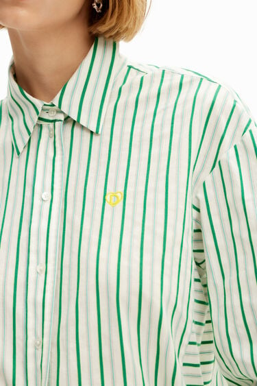 Oversize striped shirt | Desigual