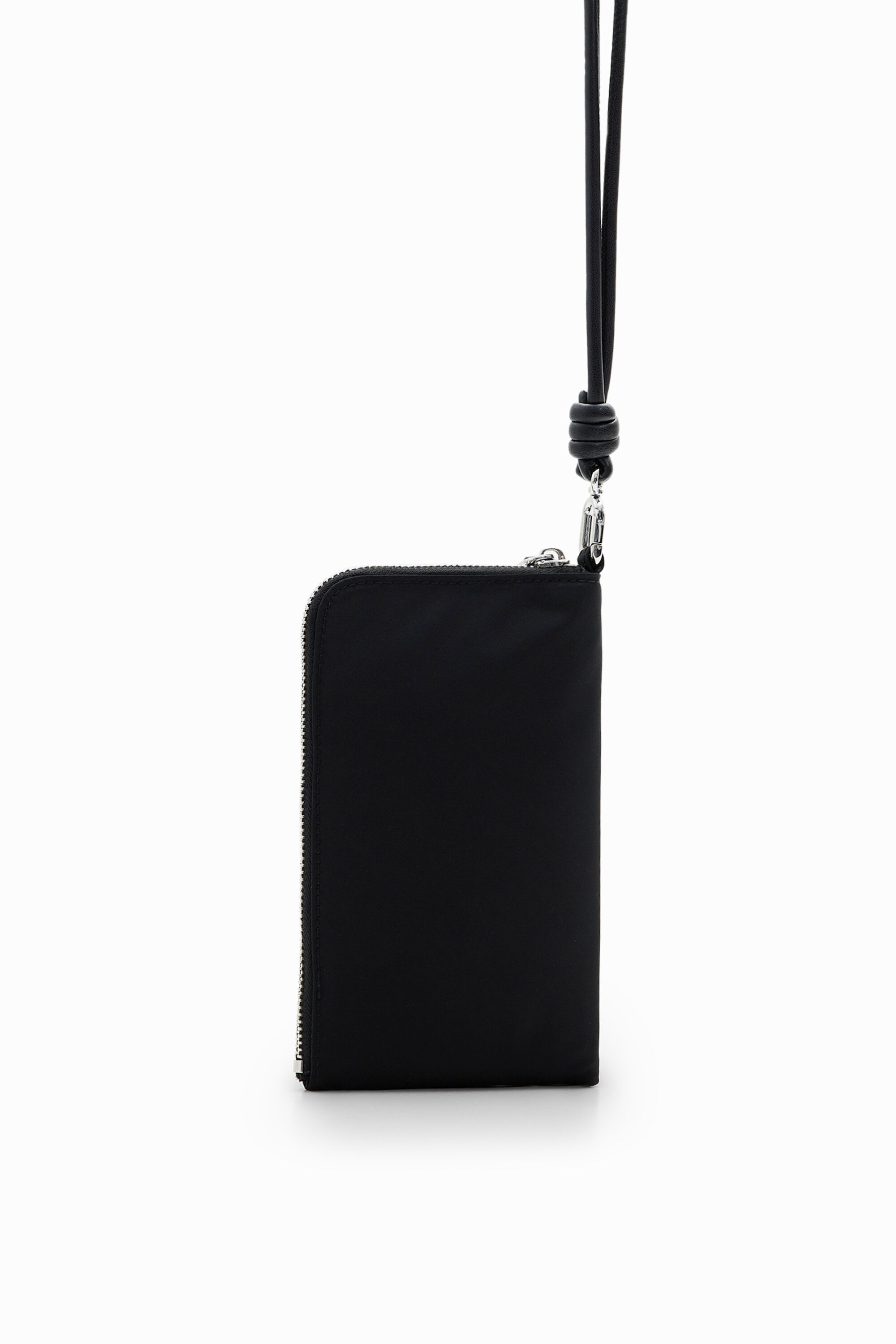 Shop Desigual L Nylon Phone Pouch In Black
